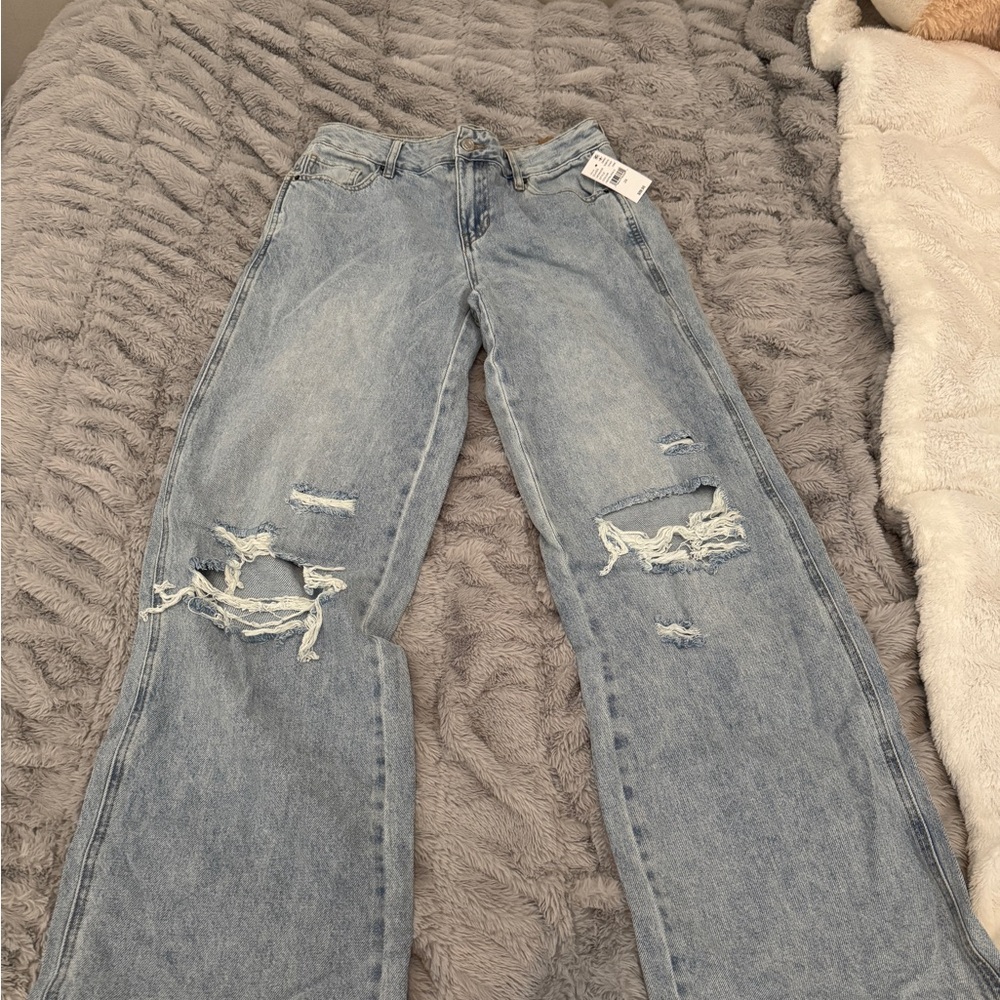 PACSUN Low Rise Wide Leg Jeans